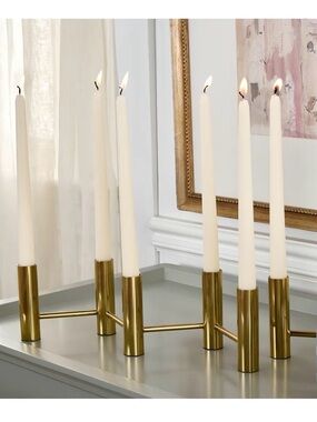 6-PACK OF 10 INCHES TAPER CANDLES W/GIFT BOX BY DEE HILFIGER